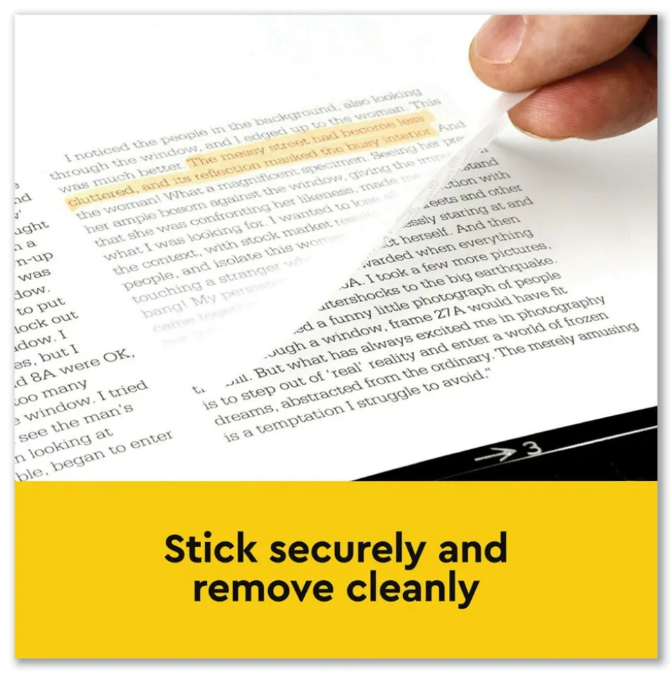 Post-it 3 in. x 3 in. Unruled Note Pads - Transparent (10/Pack)