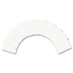 Post-it 3 in. x 3 in. Unruled Note Pads - Transparent (10/Pack)