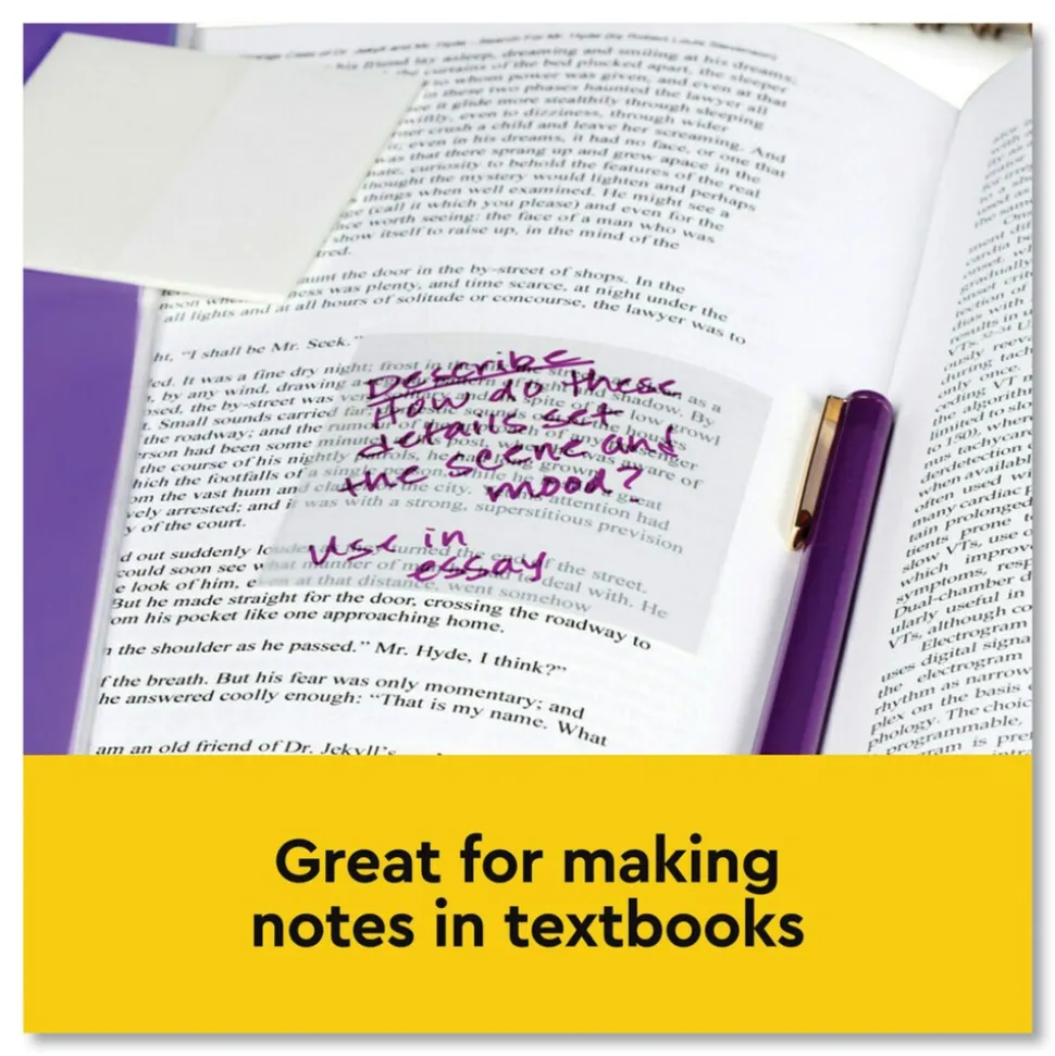 Post-it 3 in. x 3 in. Unruled Note Pads - Transparent (10/Pack)