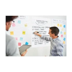 Post-it Easel Pads Super Sticky 30 Sheets Presentation Format 1.5-in Rule 25-in x 30-in Vertical-Orientation Self-Stick Easel Pads - White (2/Carton)