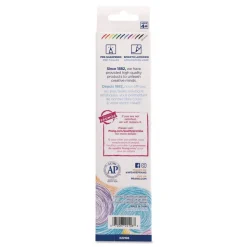 Prang 3 mm 2B (#2) Duo-Color Colored Pencil Sets - Assorted Lead, Assorted Barrel (6/Pack)