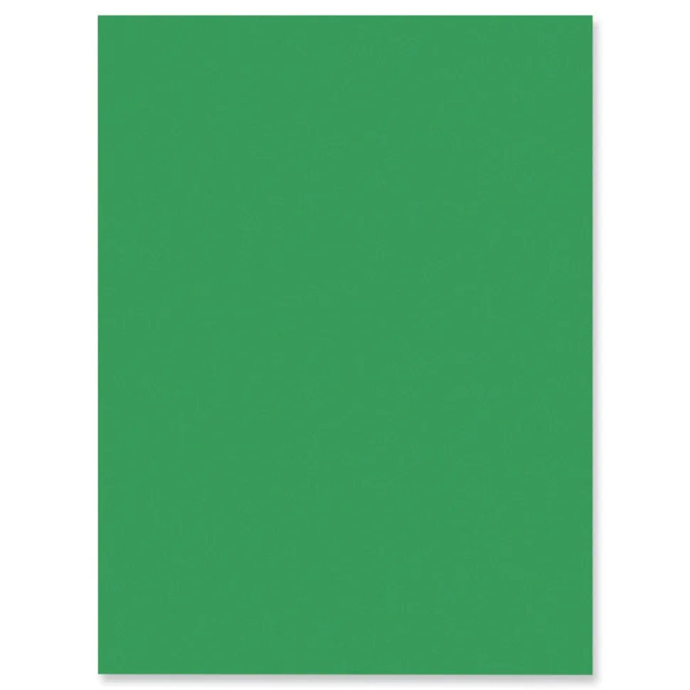 Prang SunWorks 9 in. x 12 in. 50 lbs. Text Weight Construction Paper - Holiday Green (50/Pack)