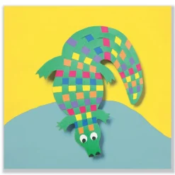 Prang SunWorks 9 in. x 12 in. 50 lbs. Text Weight Construction Paper - Holiday Green (50/Pack)