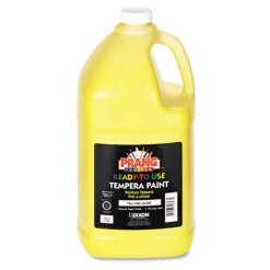 Prang X22803 1 gal. Bottle Ready-to-Use Tempera Paint - Yellow