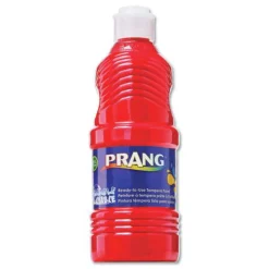 Prang X10796 16 oz. Dispenser-Cap Bottle Washable Paint - 12 Assorted Colors (12/Set)