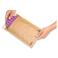 Pregis EverTec 7 in. x 9 in. No. 0 Self-Adhesive Closure Kraft Paper Curbside Recyclable Padded Mailer - Brown (300/Carton)