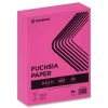 PrintWorks Professional 8.5 in. x 11 in. 24 lbs. Text Weight Color Paper - Fuchsia (1-Ream)