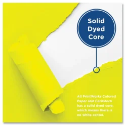 PrintWorks Professional 8.5 in. x 11 in. 24 lbs. Text Weight Color Paper - Lemon Yellow (1-Ream)