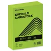 PrintWorks Professional 8.5 in. x 11 in. 65 lbs. Text Weight Color Cardstock - Emerald Green (1-Ream)