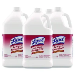 Professional LYSOL Brand 1 Gallon Bottle No Rinse Sanitizer Concentrate (4/Carton)