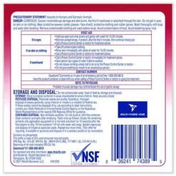 Professional LYSOL Brand 1 Gallon Bottle No Rinse Sanitizer Concentrate (4/Carton)