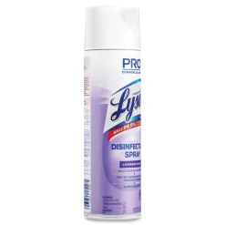 Professional LYSOL Brand 36241-89097 19 oz. Aerosol Spray Disinfectant Spray - Lavender