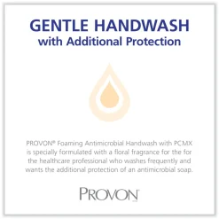 PROVON 1,200 milliliter Foaming Antimicrobial Handwash with PCMX Refill - Floral Scent (2/Carton)