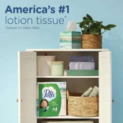Puffs 2-Ply Plus Lotion Facial Tissue - White (24 Boxes/Carton)