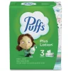 Puffs 2-Ply Plus Lotion Facial Tissue - White (8 Packs/Carton)