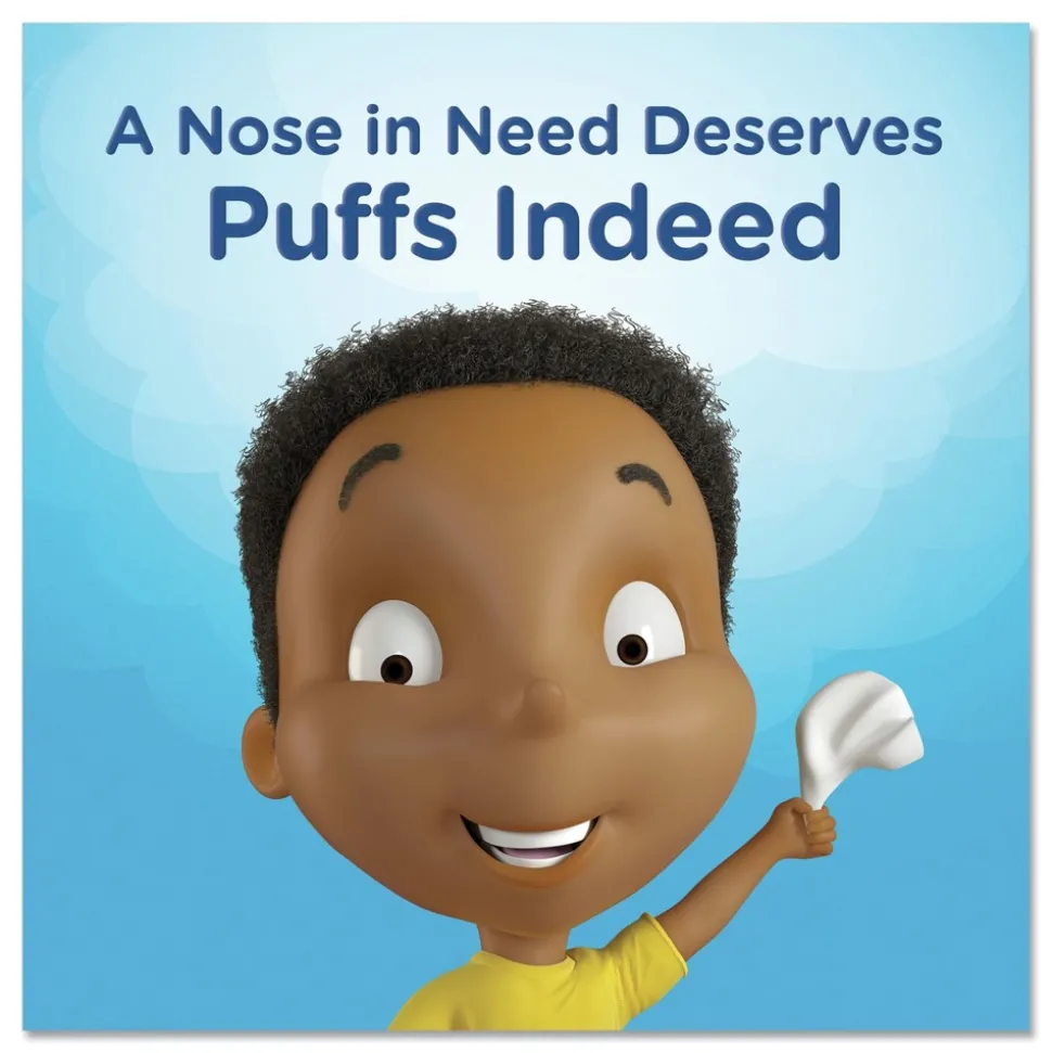 Puffs 2-Ply Plus Lotion Facial Tissue - White (8 Packs/Carton)