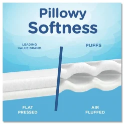 Puffs 2-Ply Plus Lotion Facial Tissue - White (8 Packs/Carton)