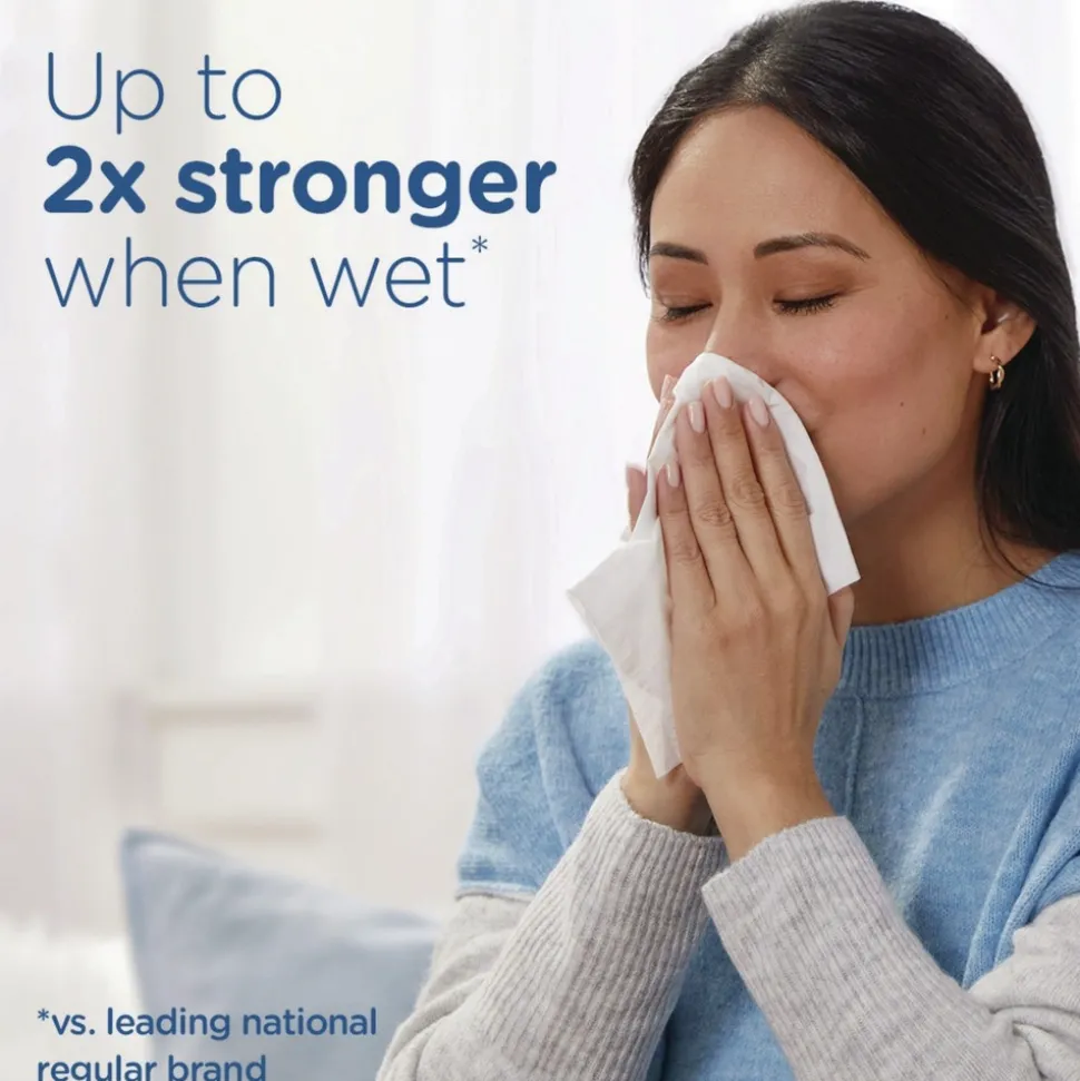 Puffs Ultra Soft 2-Ply Facial Tissue - White (24/Carton)