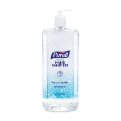 PURELL 5015-04 1.5 L Pump Bottle Advanced Hand Sanitizer Refreshing Gel - Clean Scent (4/Carton)
