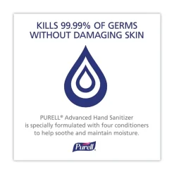 PURELL 5015-04 1.5 L Pump Bottle Advanced Hand Sanitizer Refreshing Gel - Clean Scent (4/Carton)