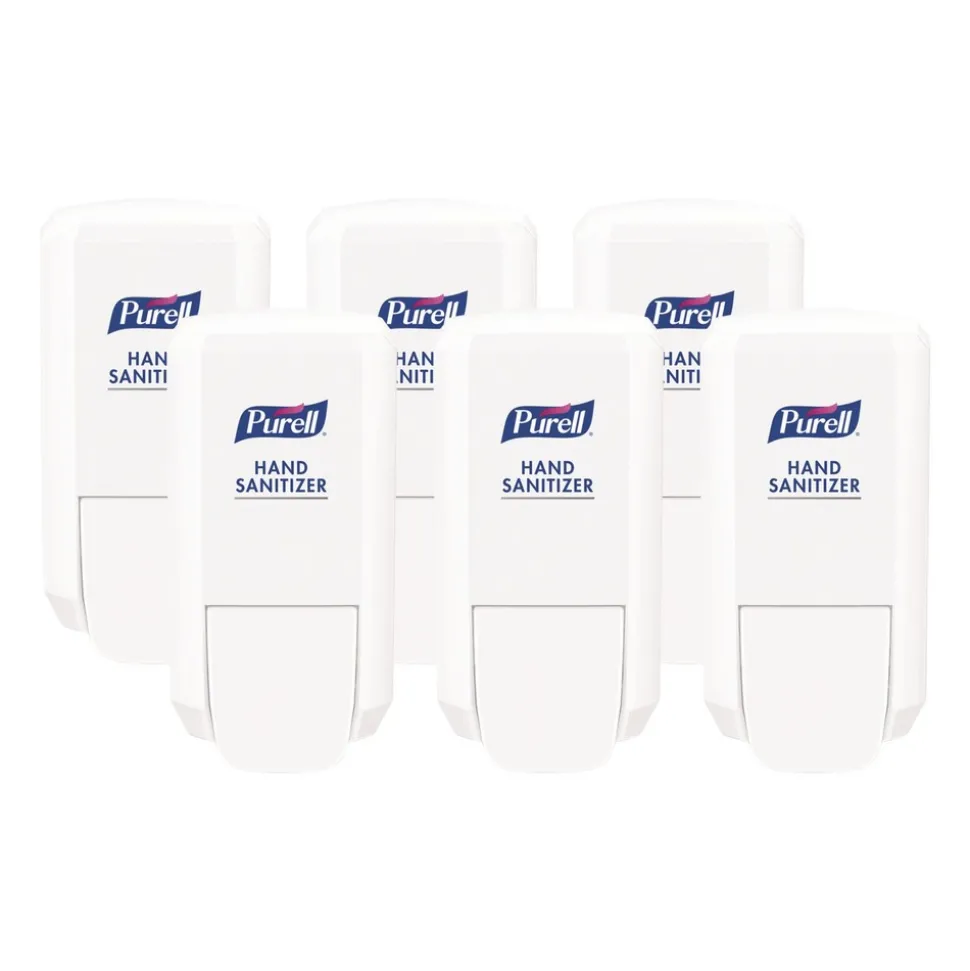 PURELL 4121-06 1000 ml 5.14 in. x 3.83 in. x 10 in. CS2 Hand Sanitizer Dispenser - White (6/Carton)