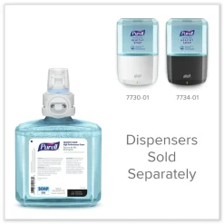 PURELL 7785-02 1200 ml Fragrance-Free CLEAN RELEASE Technology (CRT) HEALTHY SOAP High Performance Foam for ES8 Dispensers (2/Carton)