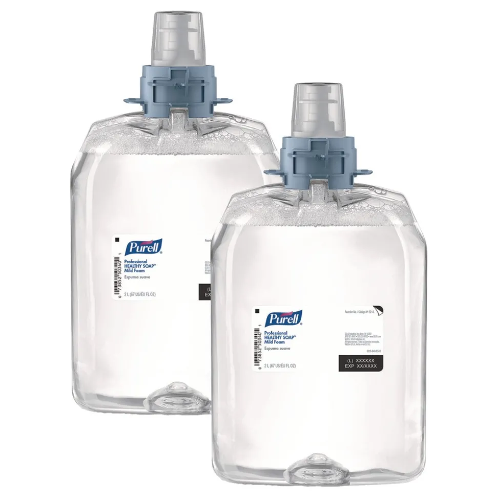 PURELL 5213-02 2000 mL Professional HEALTHY SOAP Mild Foam - Fragrance Free (2/Carton)
