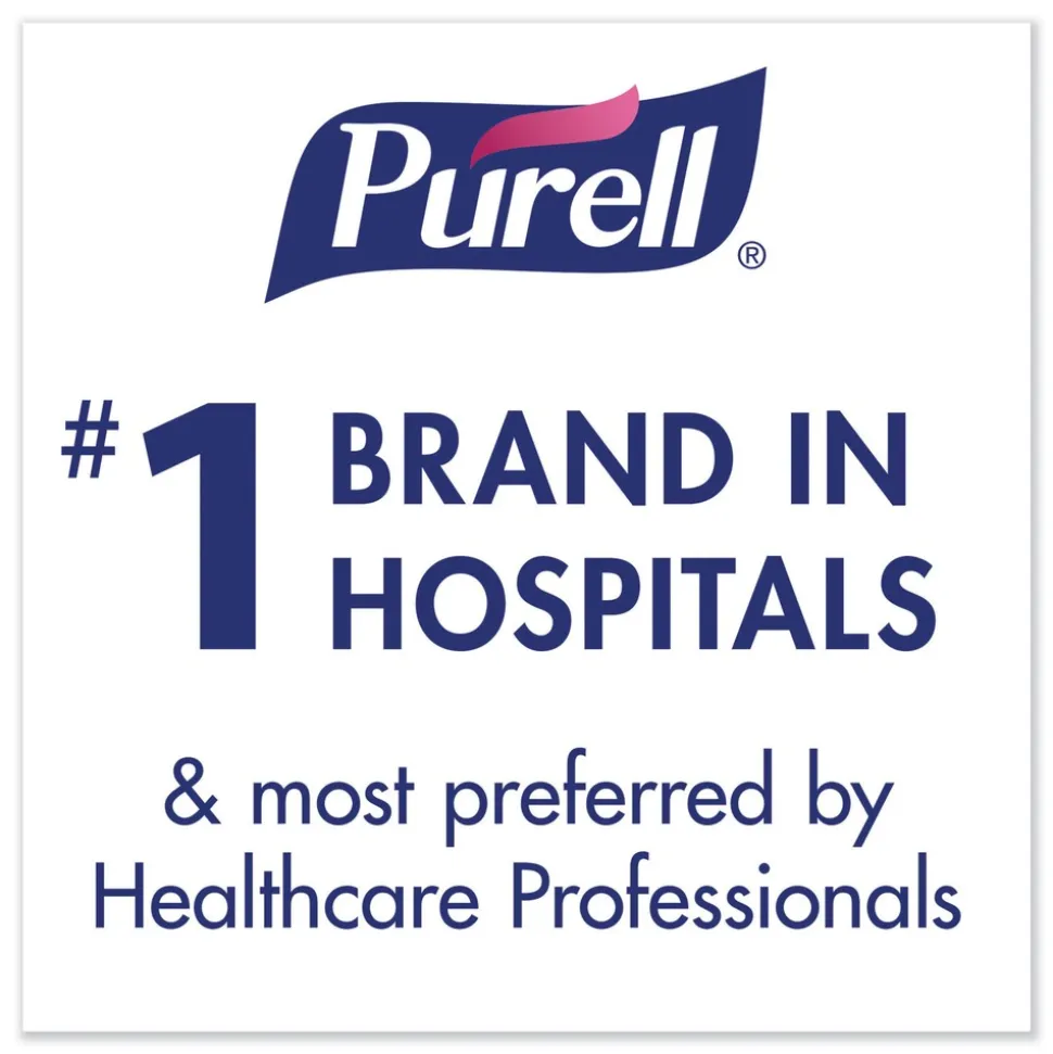 PURELL 9605-24 2 oz. Flip-Cap Bottle Advanced Refreshing Gel Hand Sanitizer - Clean Scent (24/Carton)