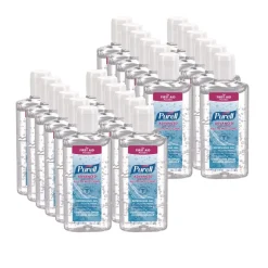 PURELL 9651-24 4 oz. Flip-Cap Bottle Advanced Refreshing Gel Hand Sanitizer - Clean Scent (24/Carton)