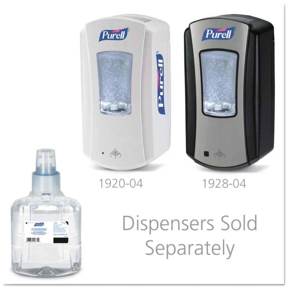 PURELL 1904-02 Advanced 1200 ml Hand Sanitizer Green Certified Foam Refill for LTX-12 Dispensers (2/Carton)
