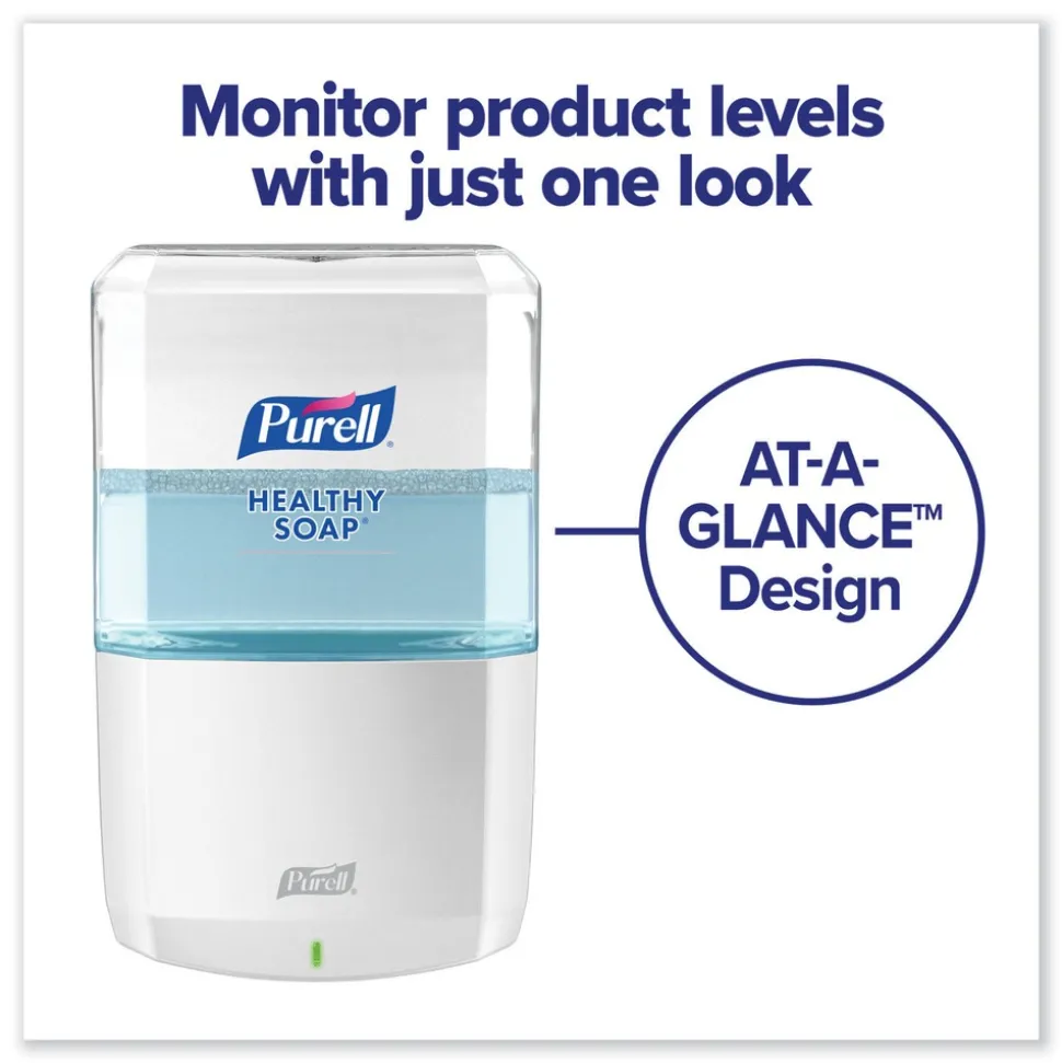 PURELL 1200 mL 5.25 in. x 8.8 in. x 12.13 in. ES6 Soap Touch-Free Dispenser - White