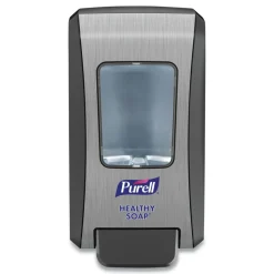 PURELL 2000 ml 6.5 in. x 4.65 in. x 11.86 in. Fmx-20 Soap Push-Style Dispenser - Graphite/Chrome (6/carton)