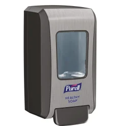 PURELL 2000 ml 6.5 in. x 4.65 in. x 11.86 in. Fmx-20 Soap Push-Style Dispenser - Graphite/Chrome (6/carton)