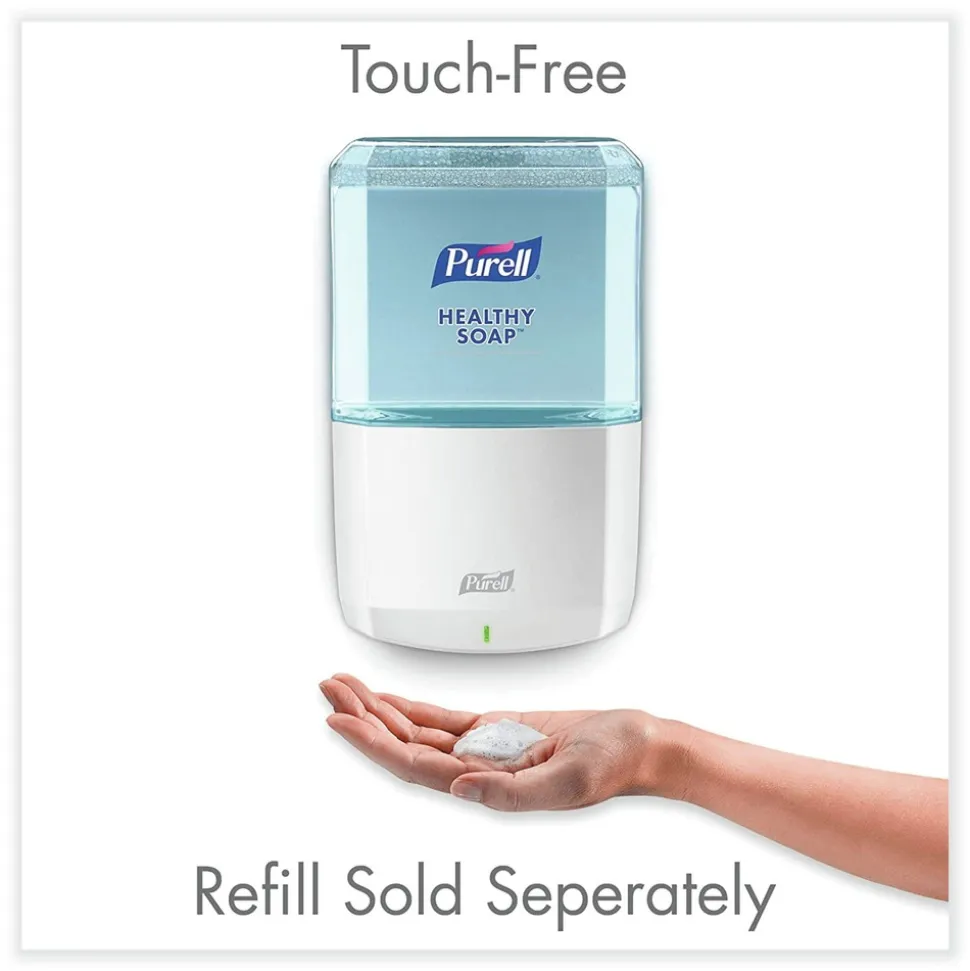 PURELL 1200 mL 5.25 in. x 8.8 in. x 12.13 in. ES8 Soap Touch-Free Dispenser - White