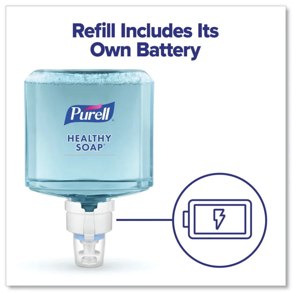 PURELL 1200 mL 5.25 in. x 8.8 in. x 12.13 in. ES8 Soap Touch-Free Dispenser - White