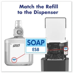 PURELL 1200 mL HEALTHY SOAP Foam Refill For ES8 Dispensers - Fresh Scent (2/Carton)