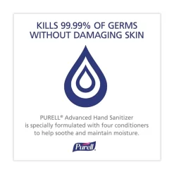 PURELL 1.2 ml Packet Fragrance-Free Gel Advanced Hand Sanitizer Single Use (1500/Carton)