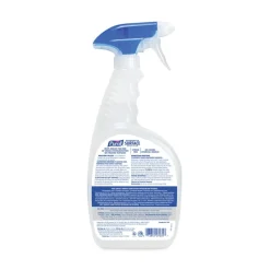 PURELL 32 oz. Bottle with Spray Trigger Attached Foodservice Surface Sanitizer - Fragrance Free (6/Carton)