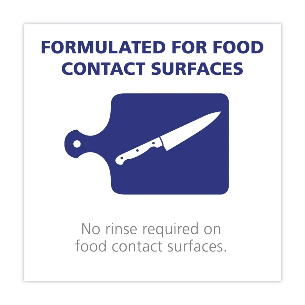 PURELL 32 oz. Bottle with Spray Trigger Attached Foodservice Surface Sanitizer - Fragrance Free (6/Carton)