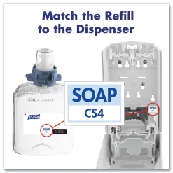 PURELL CS4 4.88 in. x 8.8 in. x 11.38 in. Push-Style Soap Dispenser - Graphite (1/Carton)