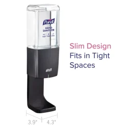 PURELL ES10 4.33 in. x 3.96 in. x 10.31 in. Automatic Hand Sanitizer Dispenser - Graphite