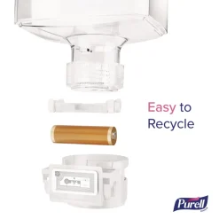 PURELL ES10 4.33 in. x 3.96 in. x 10.31 in. Automatic Hand Sanitizer Dispenser - Graphite