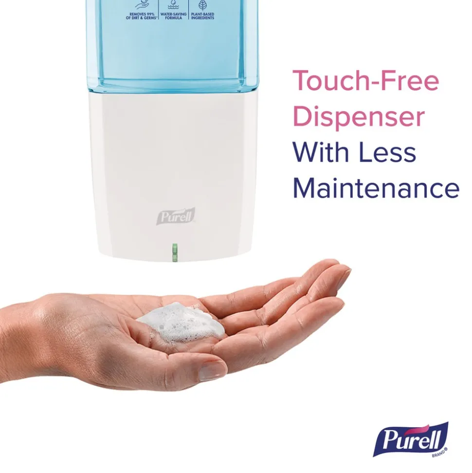 PURELL ES10 4.33 in. x 3.96 in. x 10.31 in. 1,200 mL Automatic Hand Soap Dispenser - White
