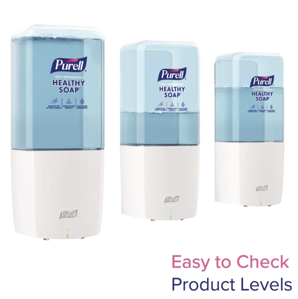 PURELL ES10 4.33 in. x 3.96 in. x 10.31 in. 1,200 mL Automatic Hand Soap Dispenser - White