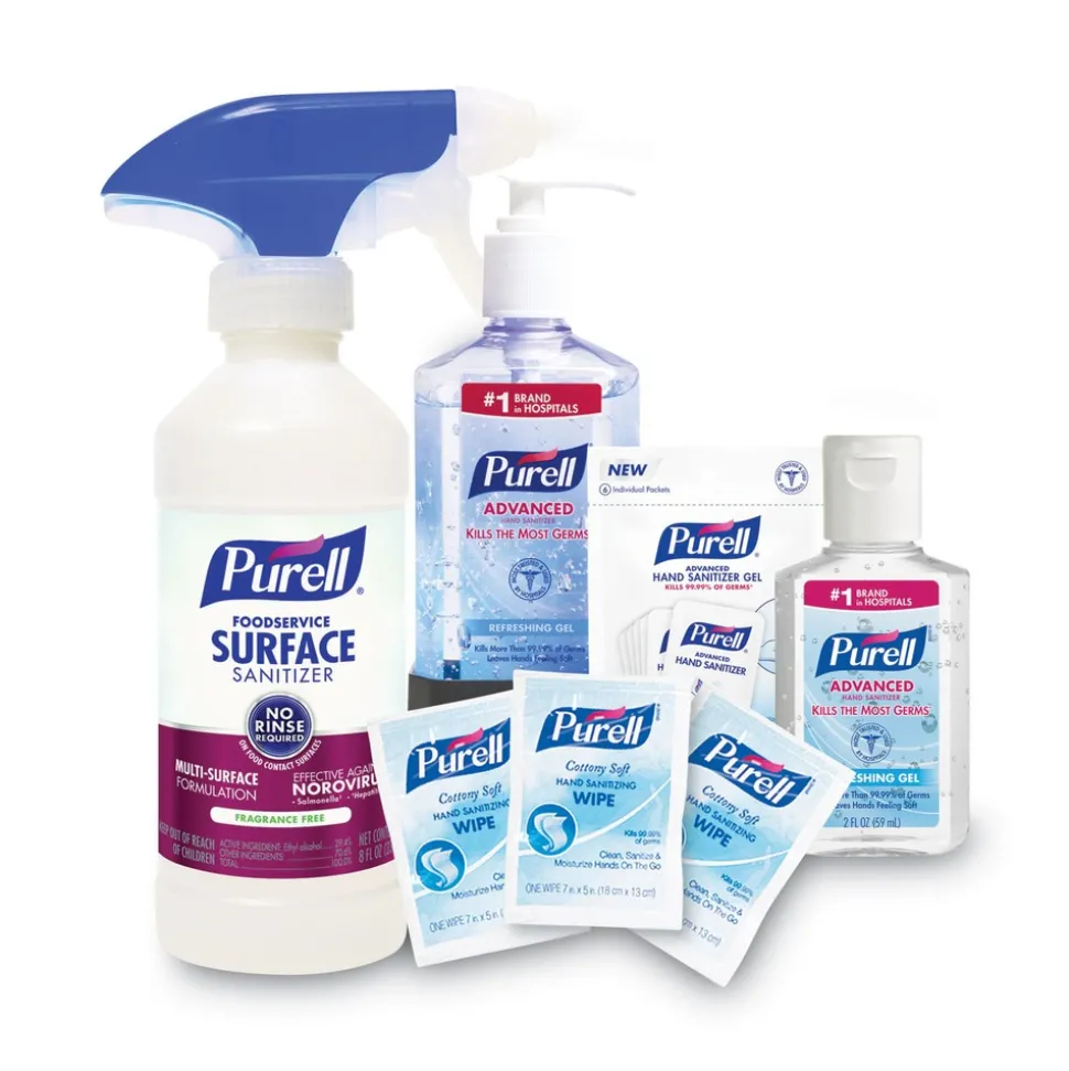PURELL Hand and Surface Sanitizers Employee Care Kit (6/Carton)