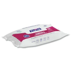 PURELL 1-Ply 7.4 in. x 9 in. Fragrance-Free Foodservice Surface Sanitizing Wipes - White (12 Pouches/Carton)