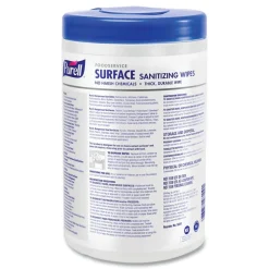 PURELL 1-Ply 10 in. x 7 in. Fragrance-Free Foodservice Surface Sanitizing Wipes - White (6/Carton)