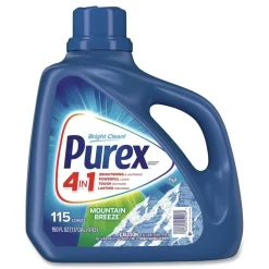 Purex 150 oz. Bottle Liquid Laundry Detergent - Mountain Breeze (4/Carton)