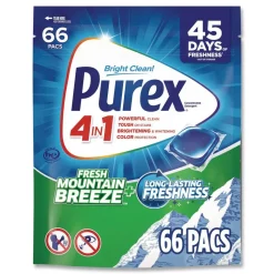 Purex 4-in-1 Laundry Detergent Pacs (4/Carton)