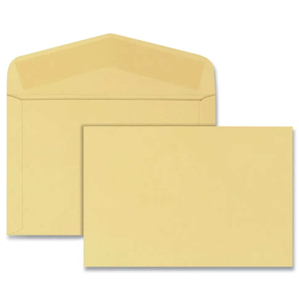 Quality Park #15 Hub Flap Gummed Closure 10 in. x 15 in. Open-Side Booklet Envelope - Manila (100/Box)